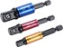 FORTUM Adapter za bušilicu 4742203 set 3 kom 1/4"-3/8"-1/2"
